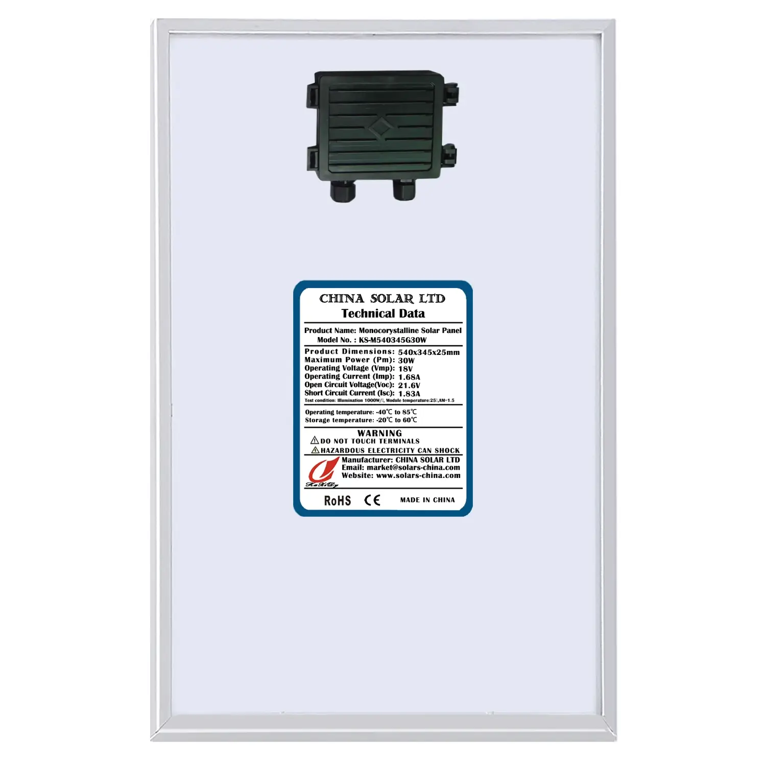 Güneş Paneli Modülü 30W