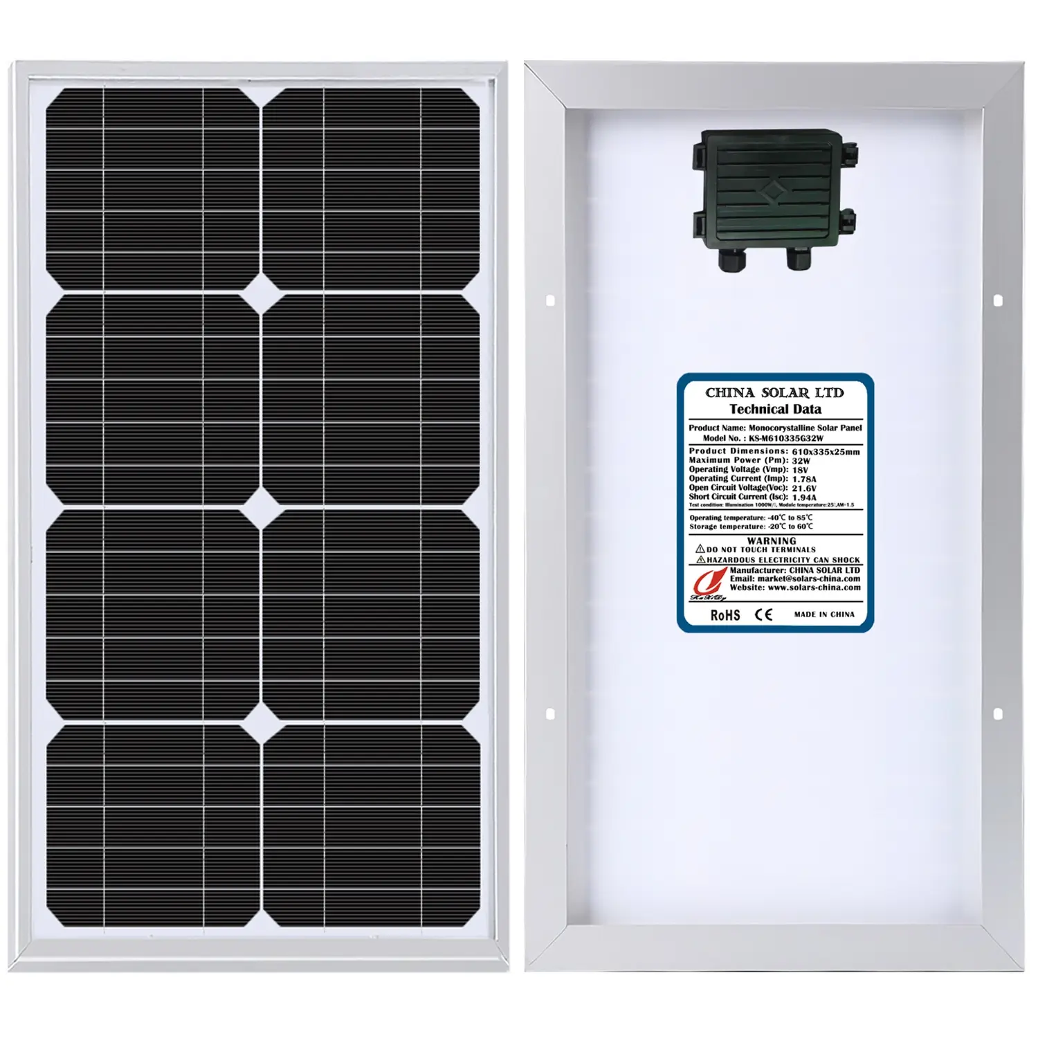 Güneş Paneli 30W