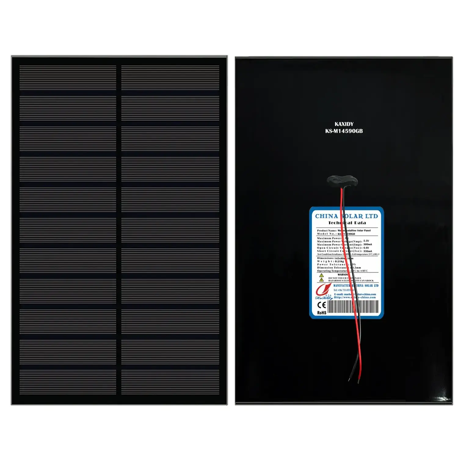 Güneş Enerjisi Panelleri 5,5V