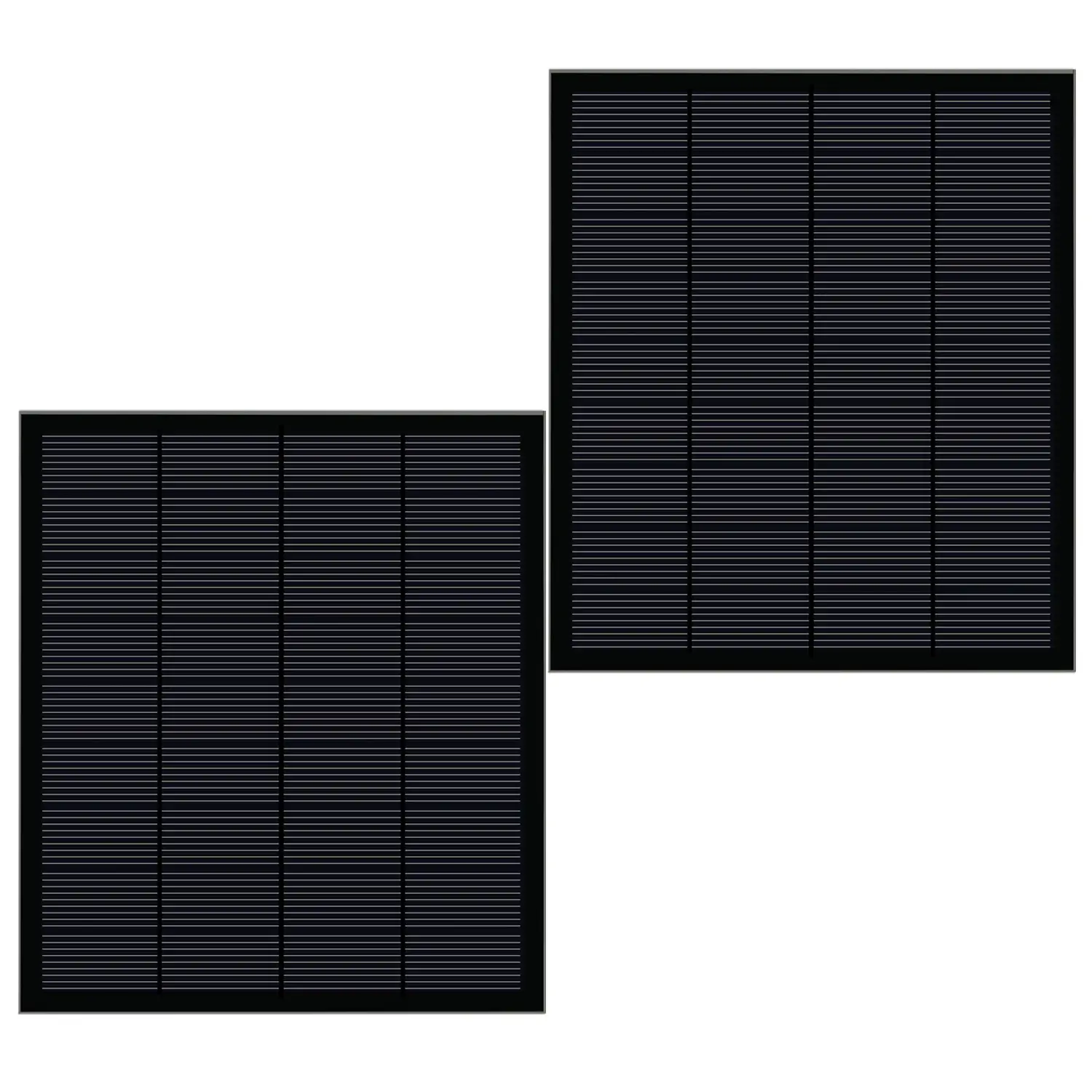 9V Fotovoltaik Panele Siyah