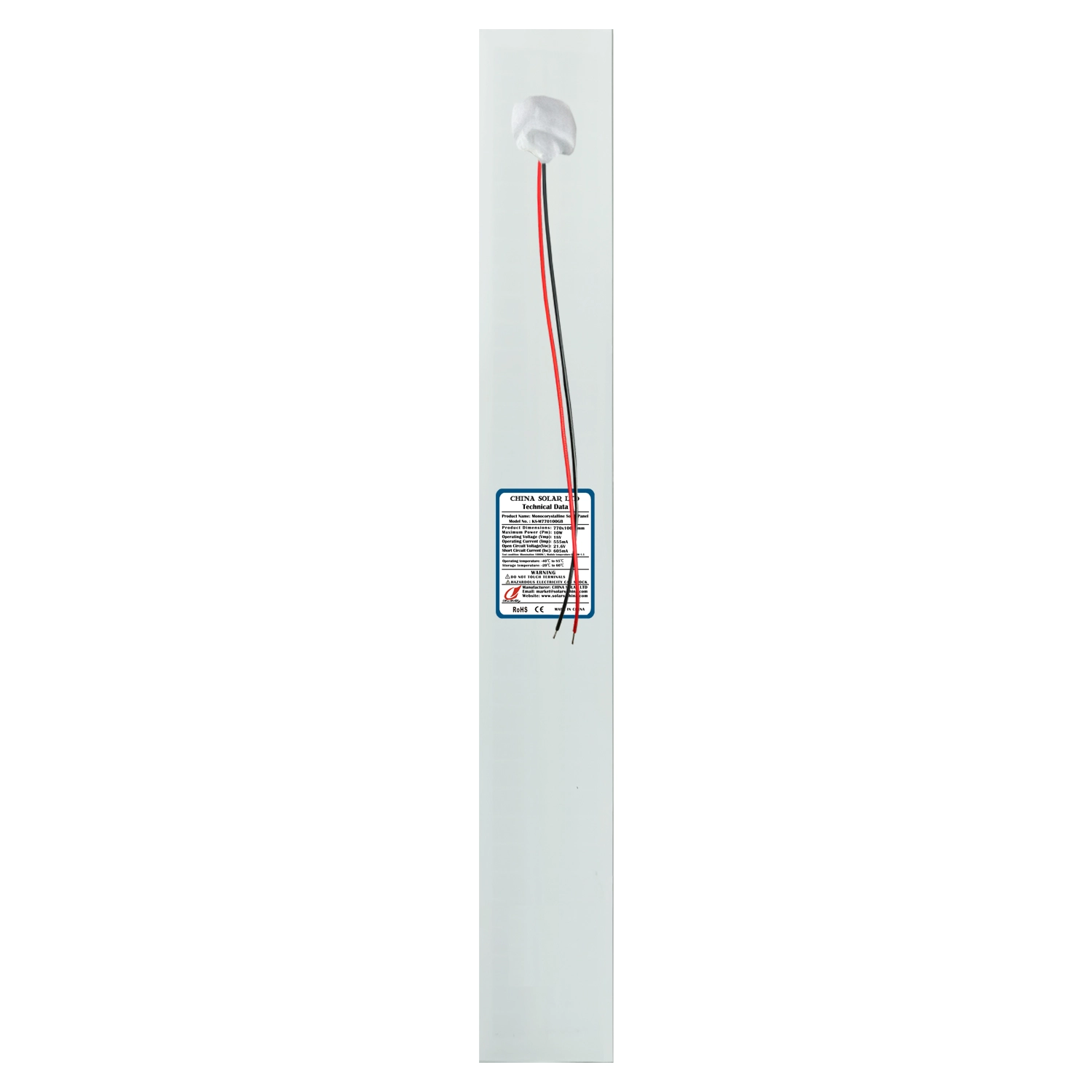 Güneş Enerjisi Paneli 10W 18V