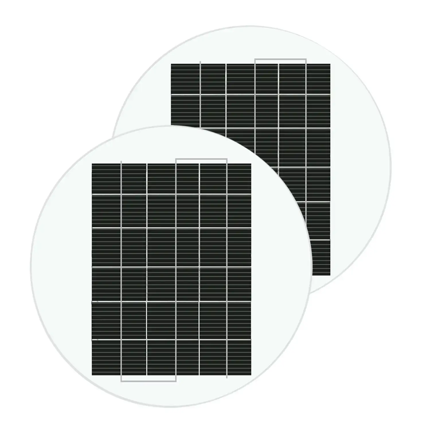 7W Yuvarlak Fotovoltaik Panel